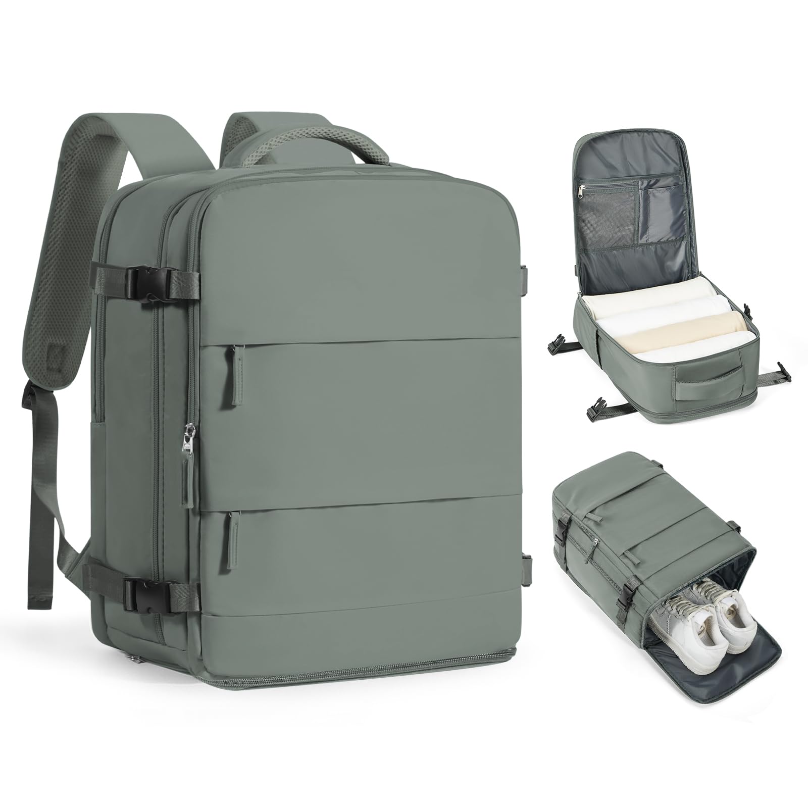 Large Travel Backpack for Women Airline Approved Carry on Backpack for Airplanes Mochila De Viaje Spirit Airlines Personal Item Bag 18x14x8 Personal