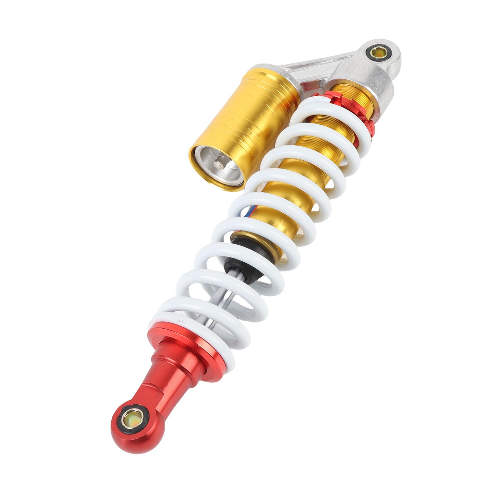 Generic Regulowany Amortyzator Motocyklowy o Dużej Wytrzymałości Trwały Amortyzator Zawieszenia Sprężynowego do Skutera ATV Dirt Bike Go Kart, Uniwersalny montaż