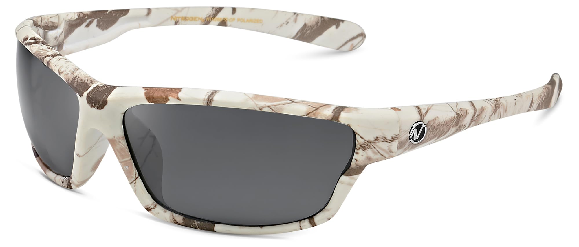 Nitrogen Occhiali da sole sportivi polarizzati per uomo e donna, UV400, guida, pesca, corsa, ciclismo, occhiali da sole, opachi light camo, taglia unica