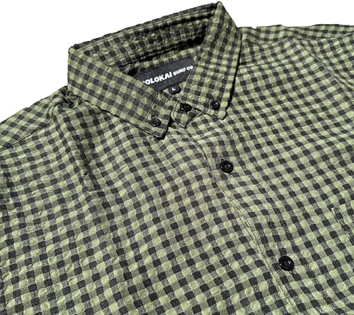 Image of Molokai Surf Button Down Slim Fit Hawaiian Short Sleeve Shirts