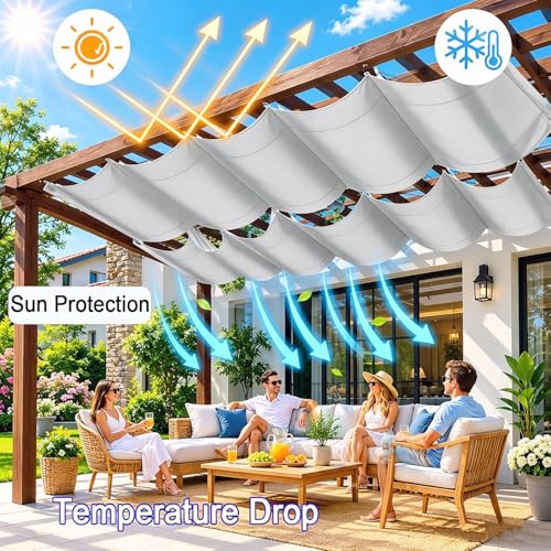 Voile d'ombrage robuste contre le vent et la pluie pour en finir avec la chaleur