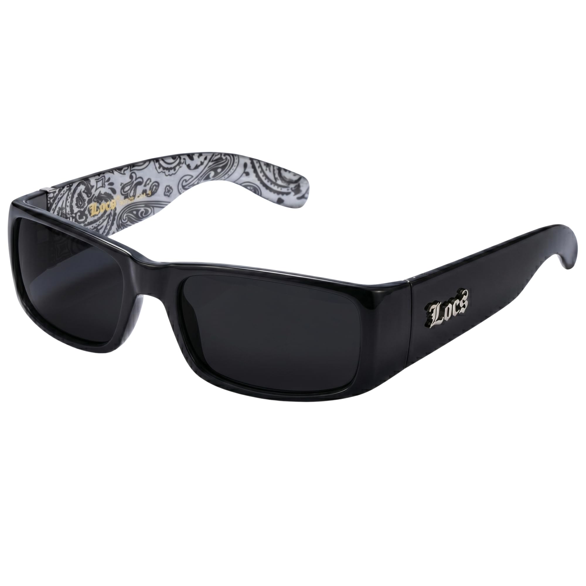 Locs Mens Hardcore Gangster Sunglasses Bandana Print