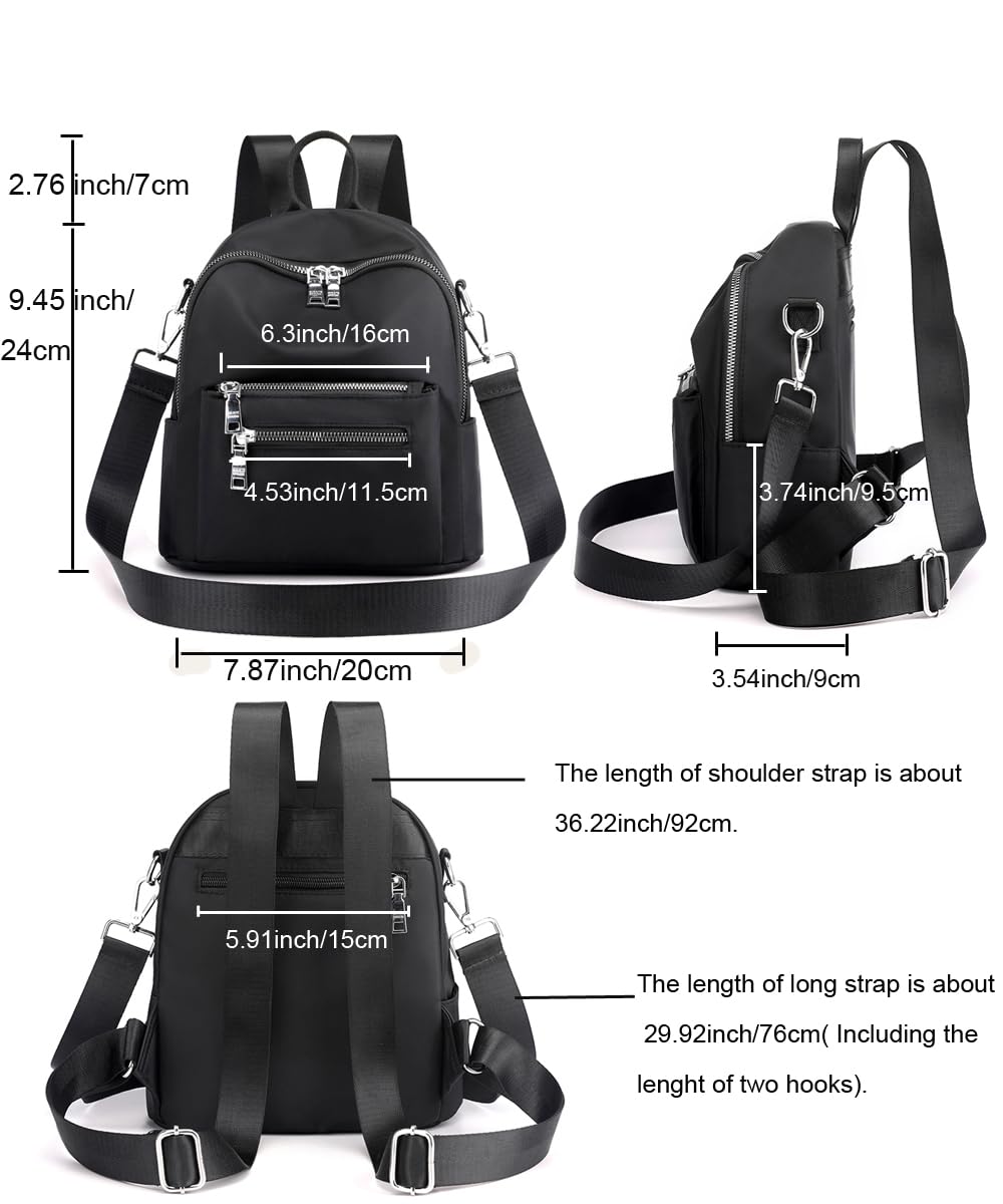 Rucksack Damen Klein Schultertaschen Schulrucksack 2 In 1 Kleinen Wasserdichte Casual Tagesrucksack Daypack