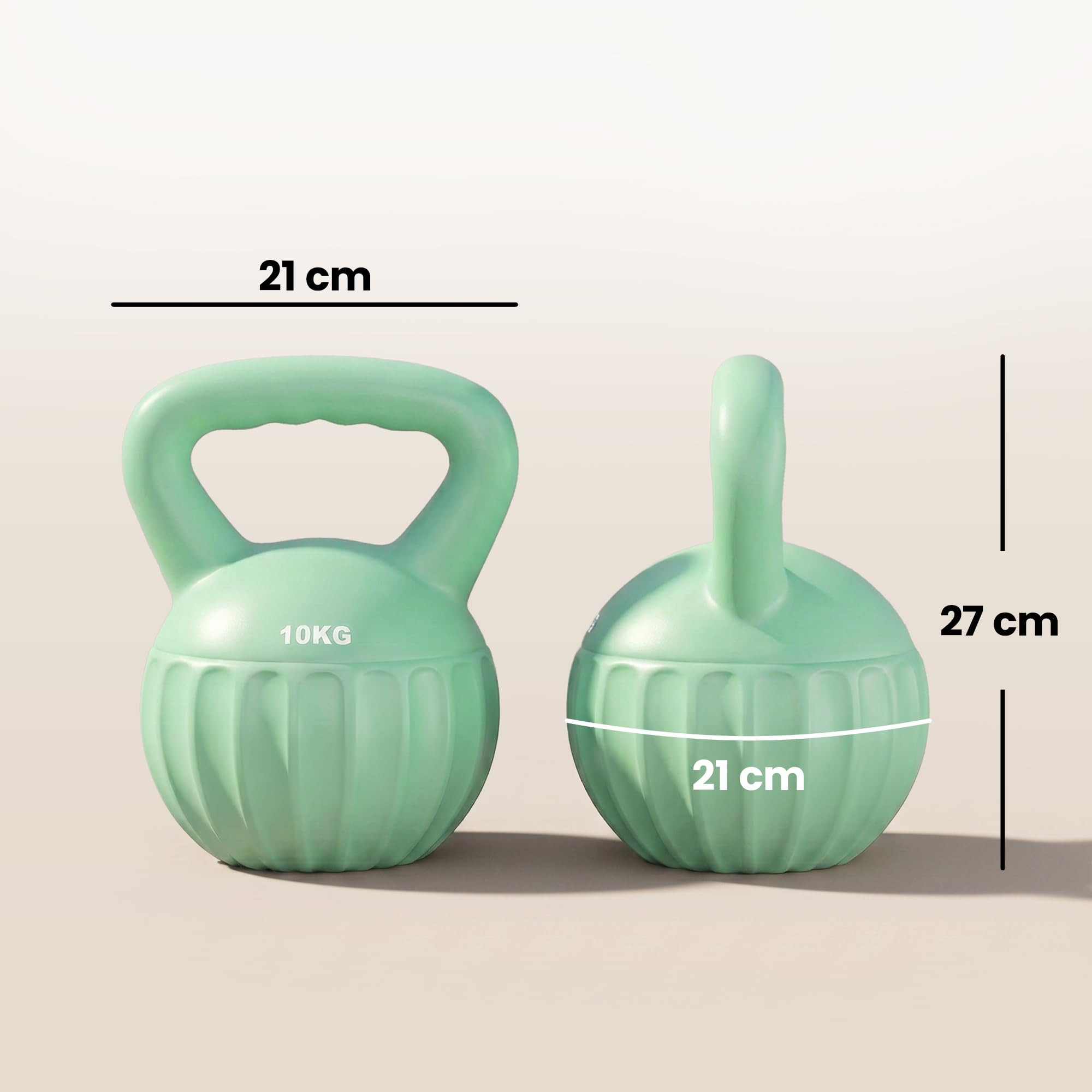 SPORTNOW Kettlebell Kugelhantel 6 kg Gewicht-Hantel mit Sand befüllt für Anfänger Zuhause Krafttraining