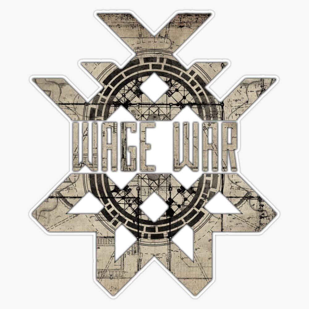 Wage War - Blueprints Logo Vinyl Waterproof Sticker Decal Car Laptop Wall Window Bumper Sticker 5"