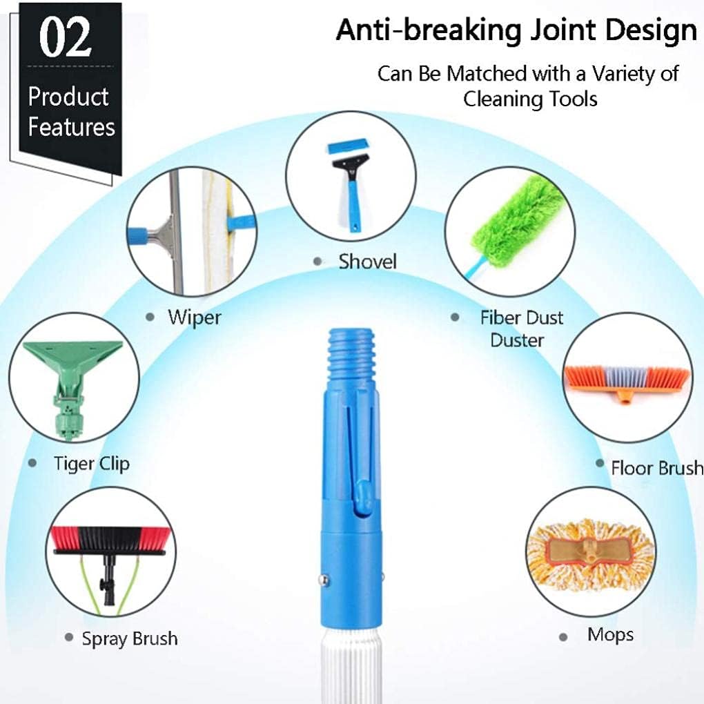 Window Cleaning Brush, Window Cleaning, Window Cleaner Kit, Water/Hose Fed Pole, Cleaning Tool for Window Glass, Solar Panel - 10m, 10m (10m)
