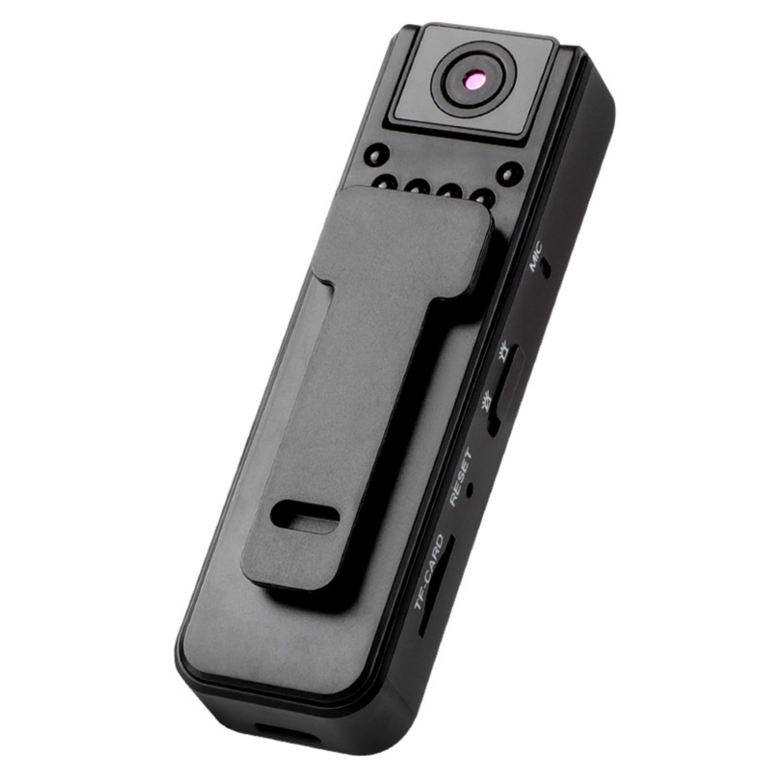 Action camera ad alta risoluzione 1080p con attacco per evidenziare visione notturna e registrazione del ciclo, per sport all'aperto e uso professionale, conferenze, sport all'aria aperta, viaggi, uso