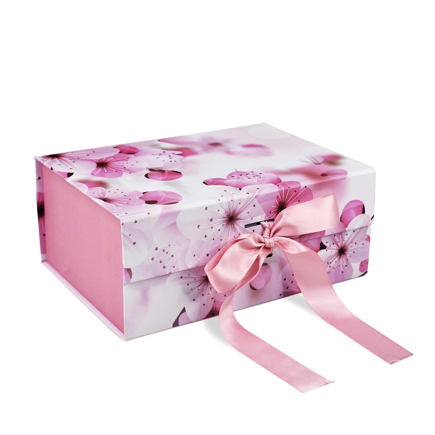 RBS® - Floral Gift Box for Packing (23 x 16 x 10cm) Empty Gift Boxes for Gifting (1 pack) Gift Packing Box Multipurpose Hamper Box Holds upto 5kg Hamper Boxes for Gift Empty (Japanese Blossom)