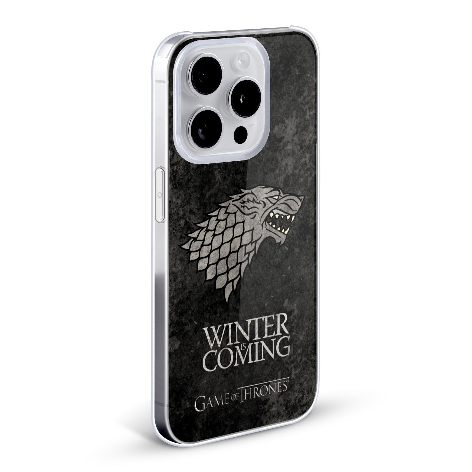 Head Case Designs Licenza Ufficiale HBO Game of Thrones Stark Sigilli Scuri Custodia Cover Dura per Parte Posteriore Compatibile con Apple iPhone 14 PRO Max