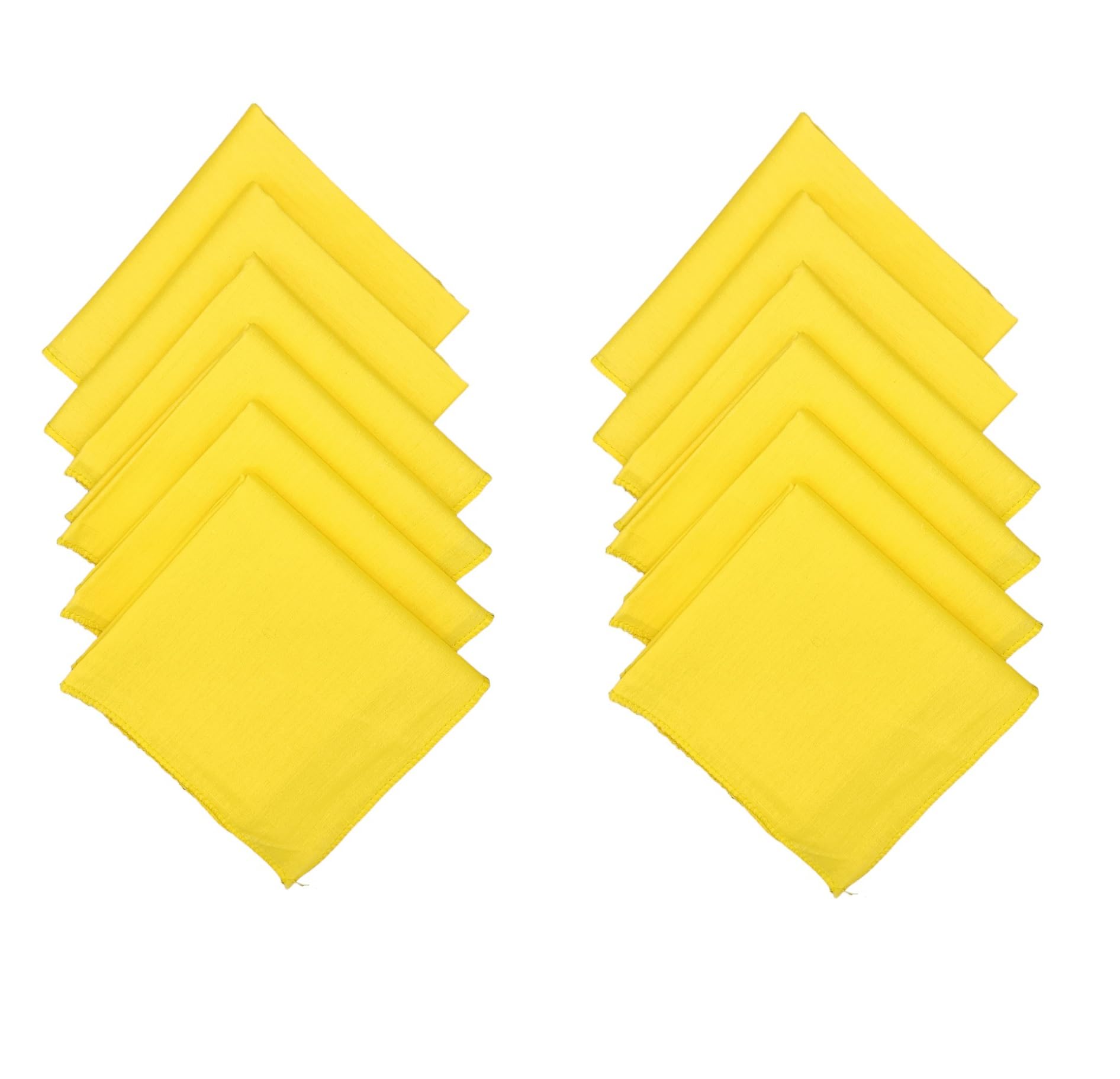 JOHNNIE BOY Premium Cotton Solid Handkerchief for Men and Boys | Super Absorbent & Fashionable Skin Care Hanky Rumal Handkerchiefs