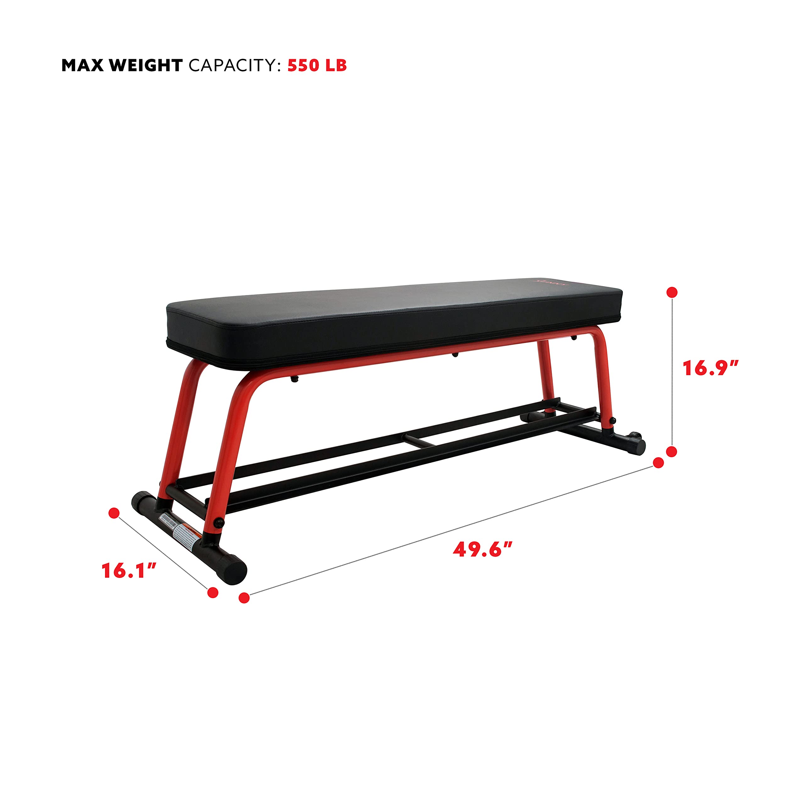 Weight Bench for Heavy Duty Workouts, Exercise, Strength Training, Lifting and Home Gyms