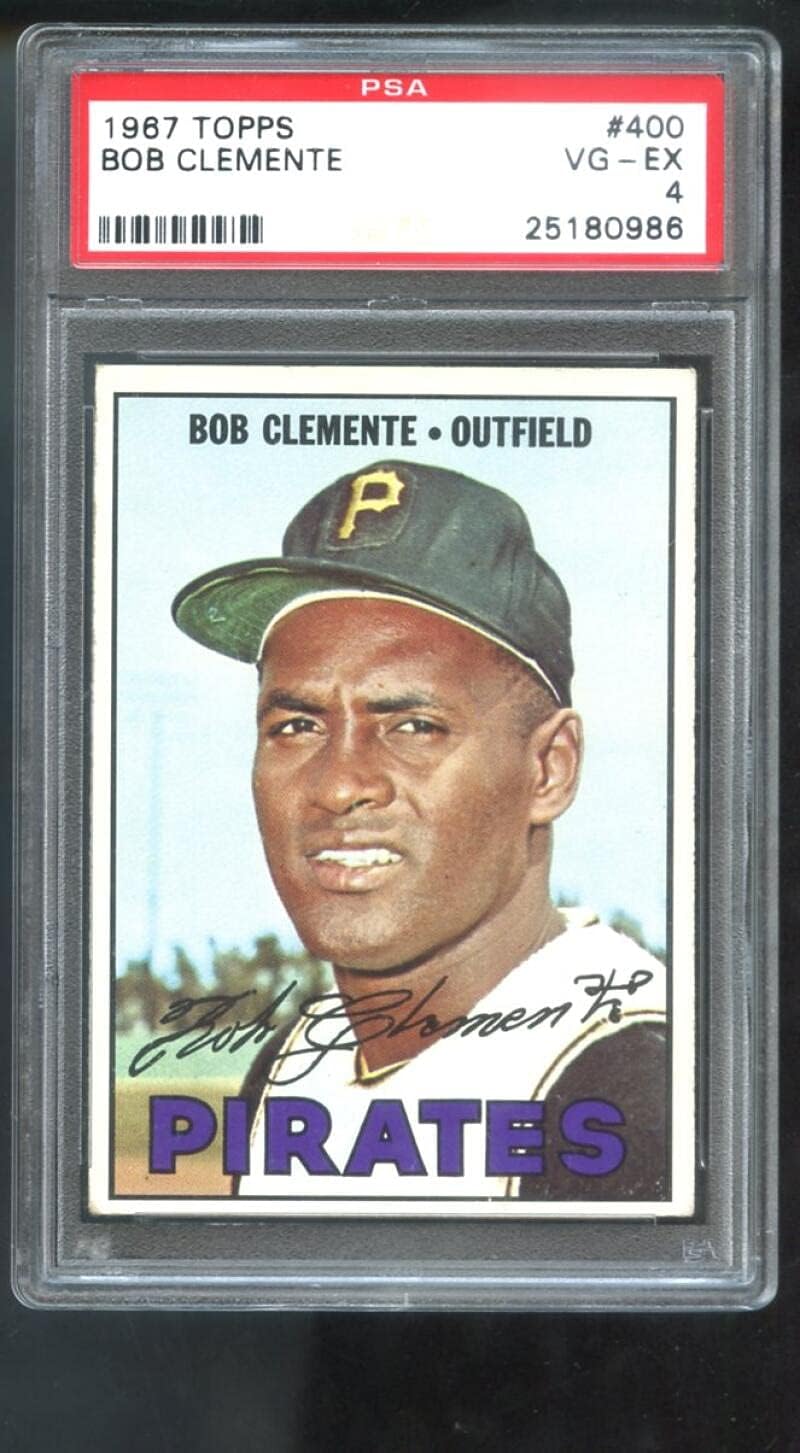 1967 Topps #400 Bob Clemente Roberto Clemente PSA 4 Graded Baseball Card MLB