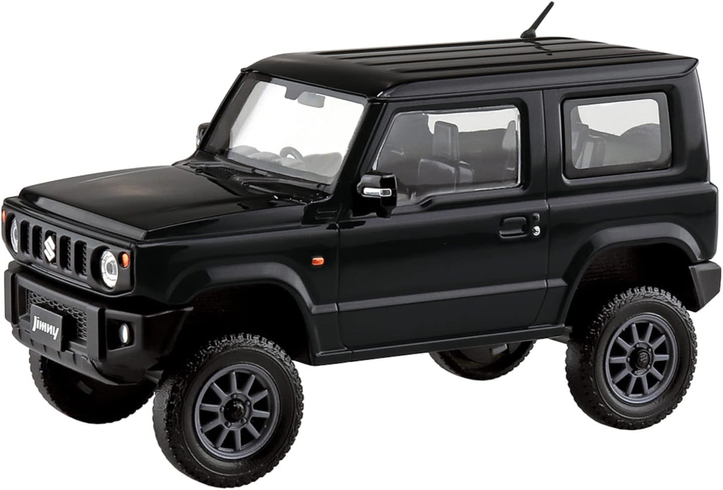 Aoshima Bunka Kyozai 1/32 The Snap Kit Series Suzuki Jimny Custom Wheel (Bluish Black Pearl 3) Color Coded Plastic Model No. 08-SP3