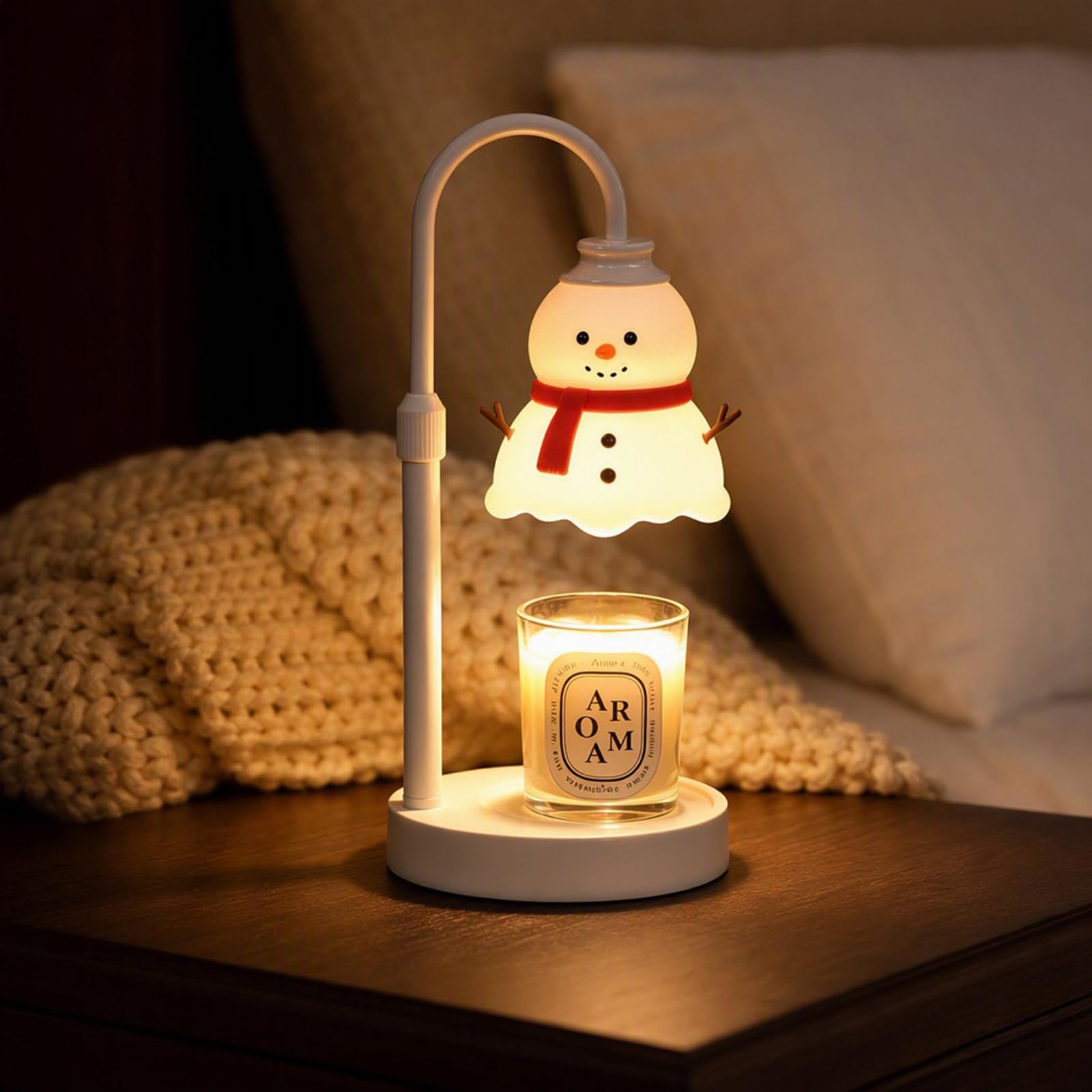 Lampa podgrzewacza świec 2/4/8H, 3-stopniowa regulacja (UK) (3 białe