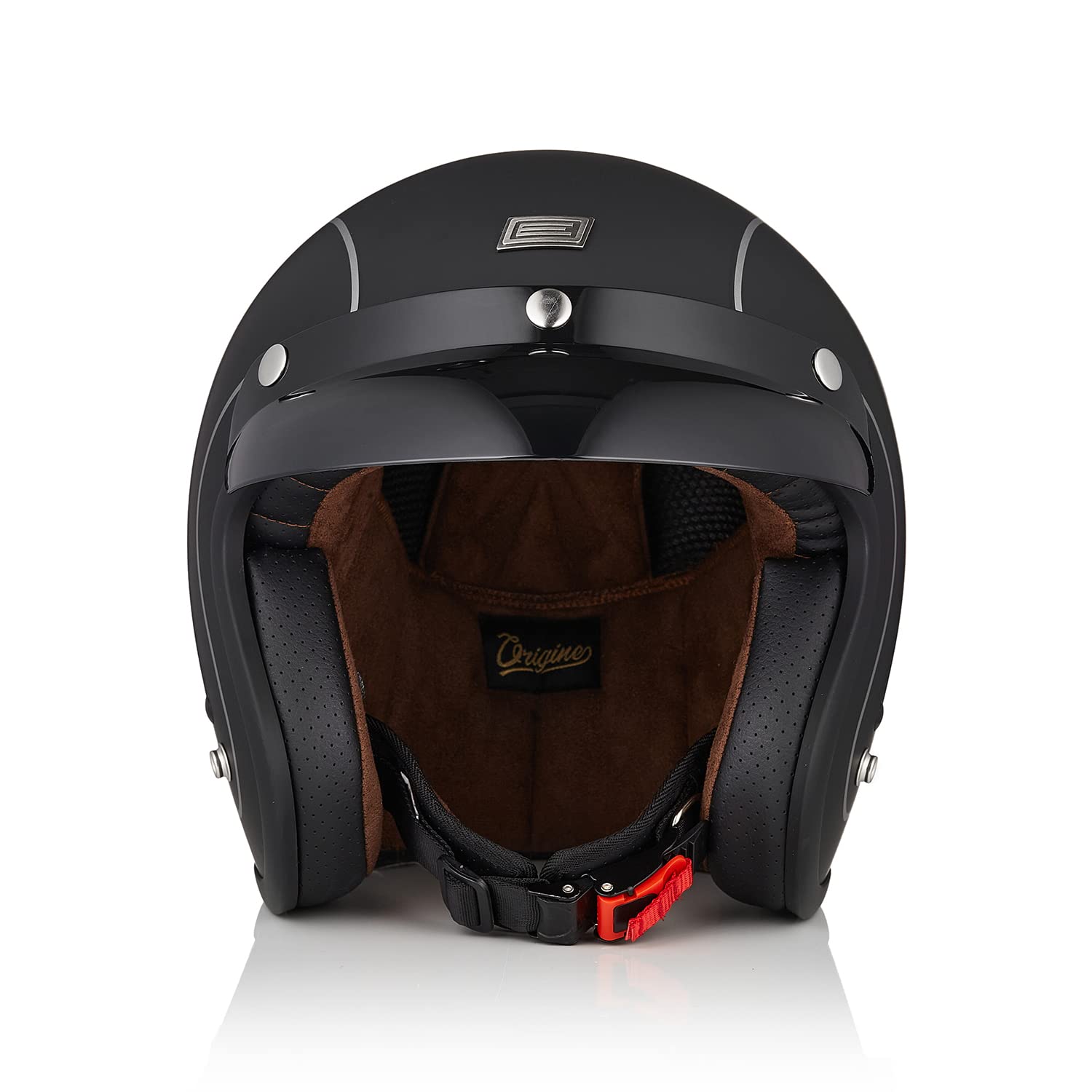 ORIGINE Open Face kask motocyklowy typu jet, z wizjerem przeciwsłonecznym, kask na skuter, dopuszczony ECE 22.06