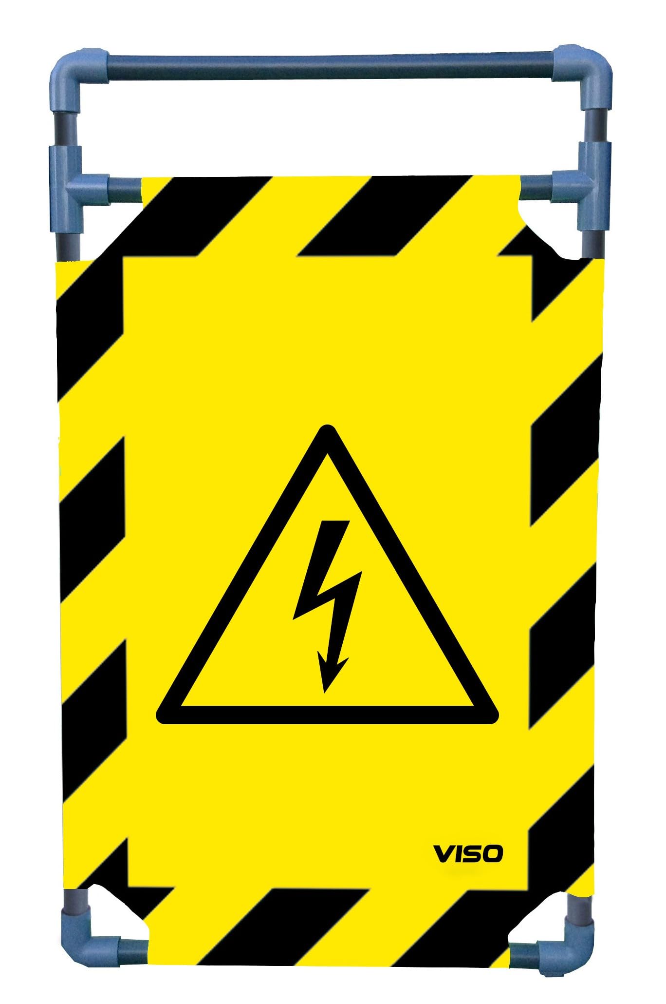 Extension barrière d'intervention PVC 1m évite l'intrusion en zone électrique