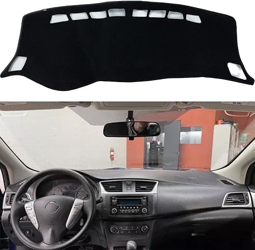 Miniatura 4 de Tapete para tablero de salpicadero de automóvil, compatible con Hyundai Sonata 2011, 2012, 2013, 2014, Sonata 8, conducción a la izquierda..