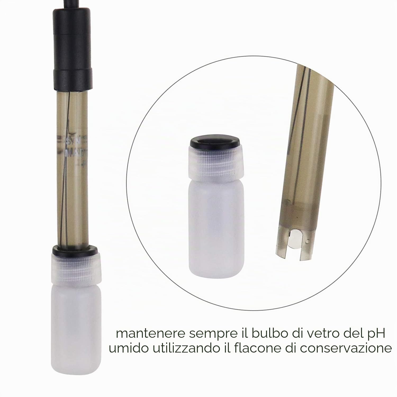 Misuratore Di Ph E Temperatura Combinato Digitale - Monitor Ph E Termometro Per Acquario Con Calibrazione Automatica - Ideale Per Laboratori Di Acquacoltura, Idroponica E Acquari