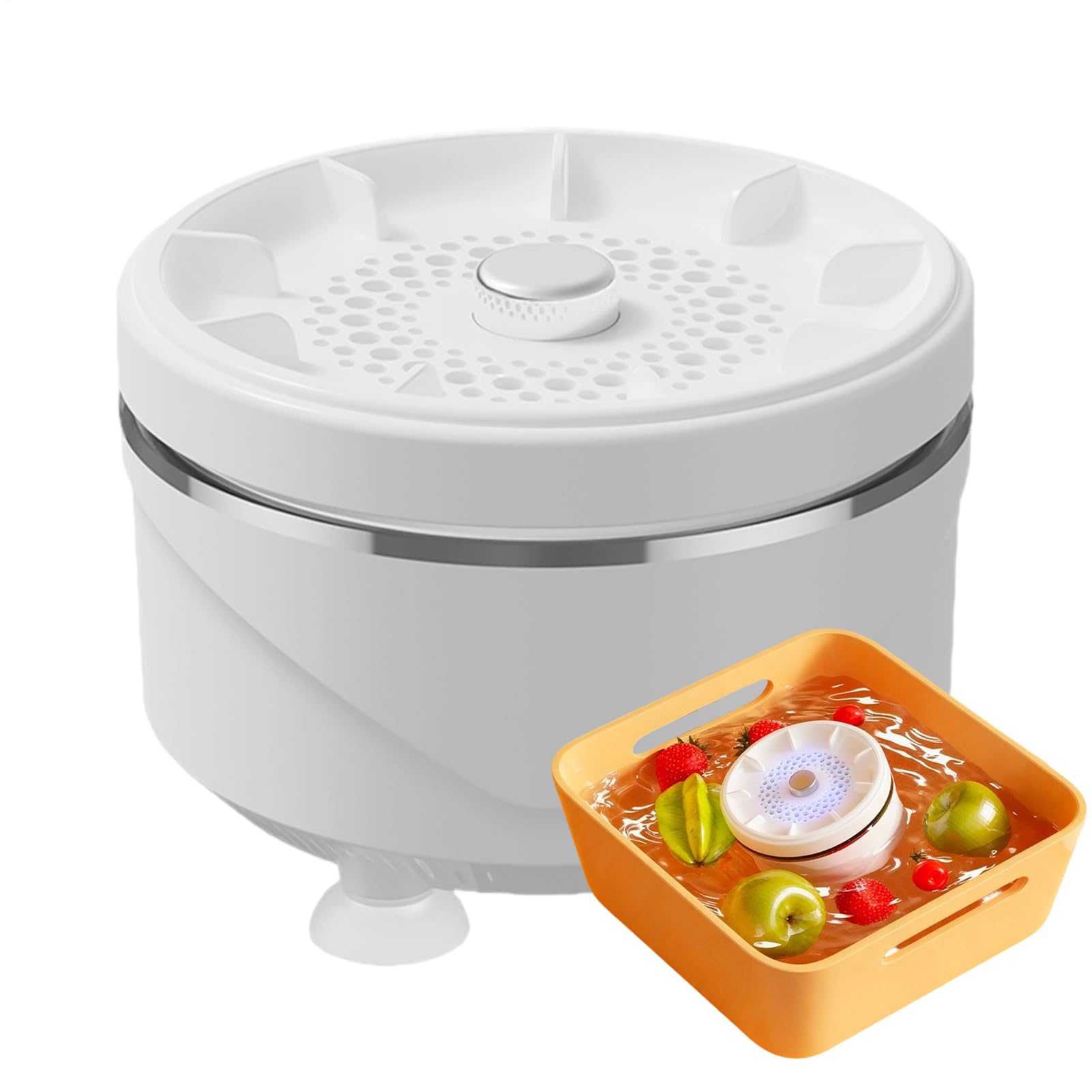 Frutta Rondella in Acqua Rotatable Spinner