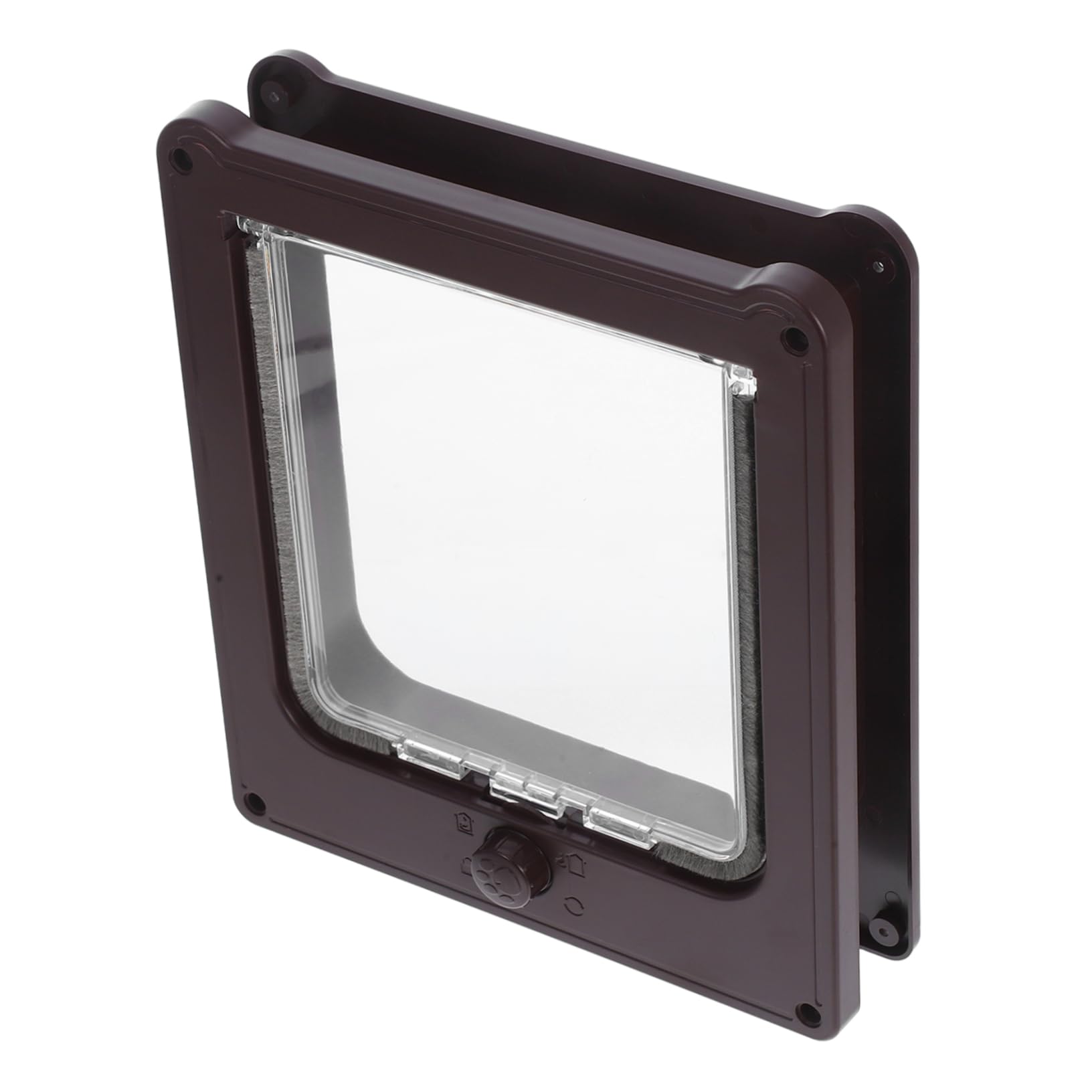 ifundom Lockable Cat Door Outdoor Pet Door for Small Dogs Cats Weatherproof Abs Small Dog Flap Window Insert