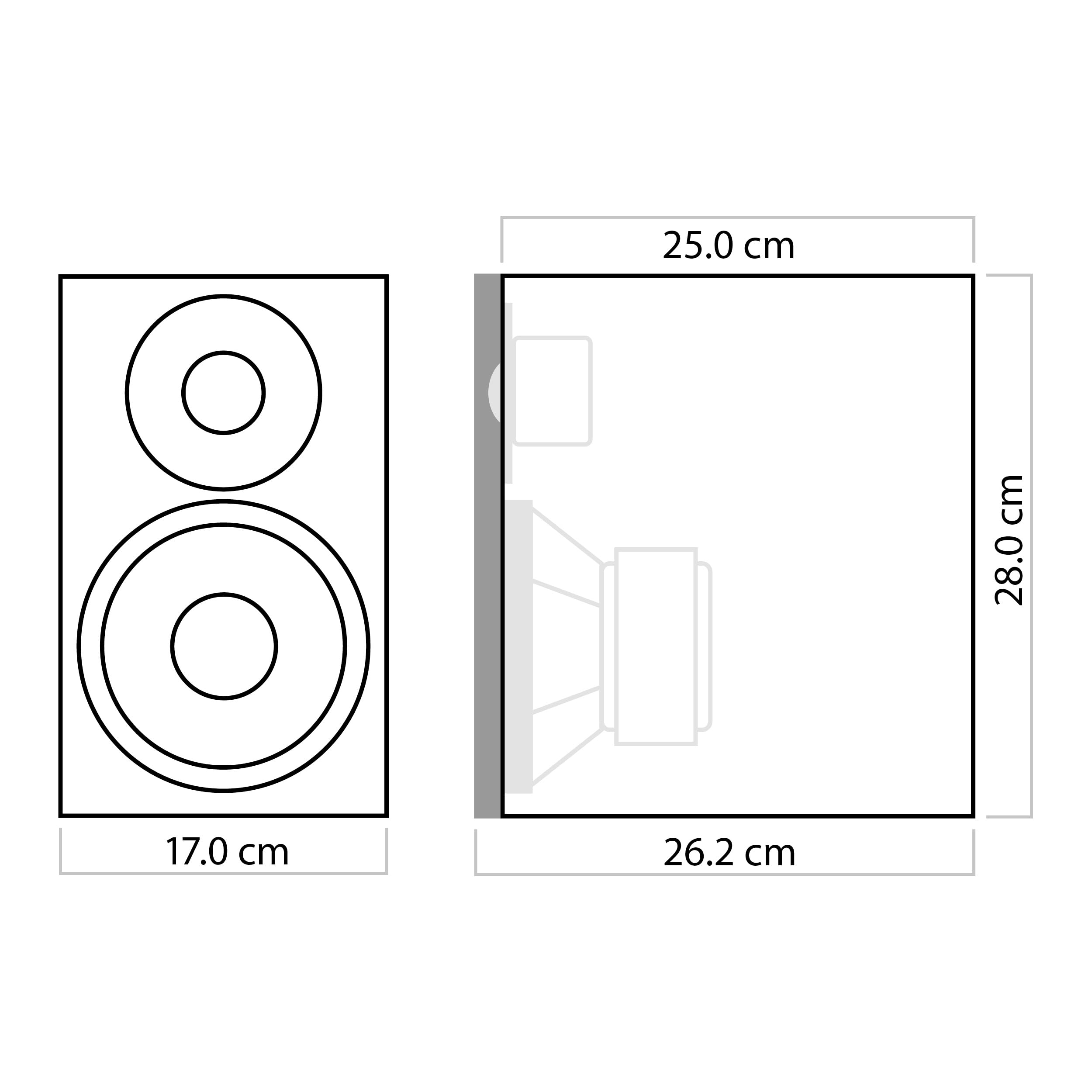 Nubert nuBoxx B-30 | Schwarze Kompaktlautsprecher | 2 Stück Passivboxen | Für Moderne Wohnzimmer | Kompakte Regallautsprecher | Lautsprecher bis 51 Hz | Ideal & Musikliebhaber