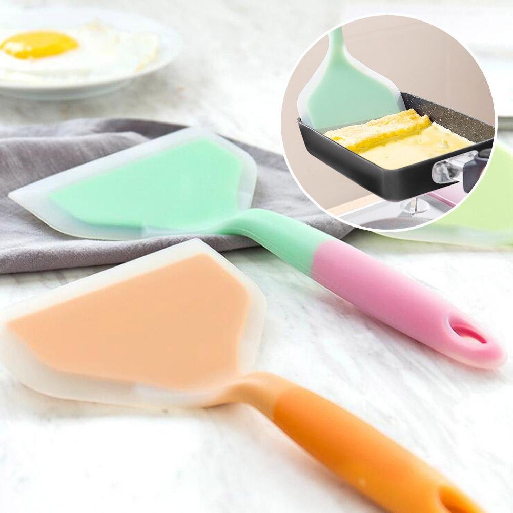 BENHAI 1PC Kitchen High Environmental Silicone Turners Tools Heat-Resistant Spatula Shovel Cook ware