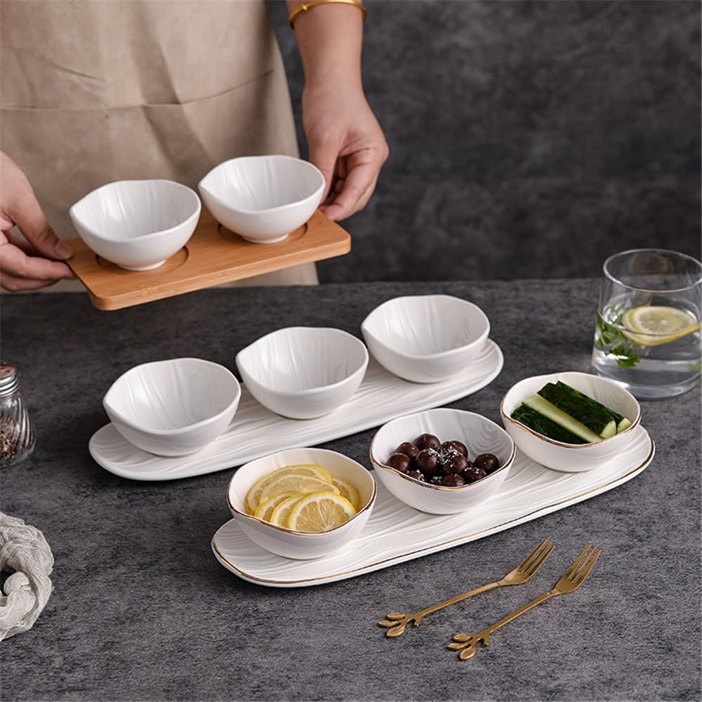 Salseras Vajilla for ensalada de frutos secos 3 piezas