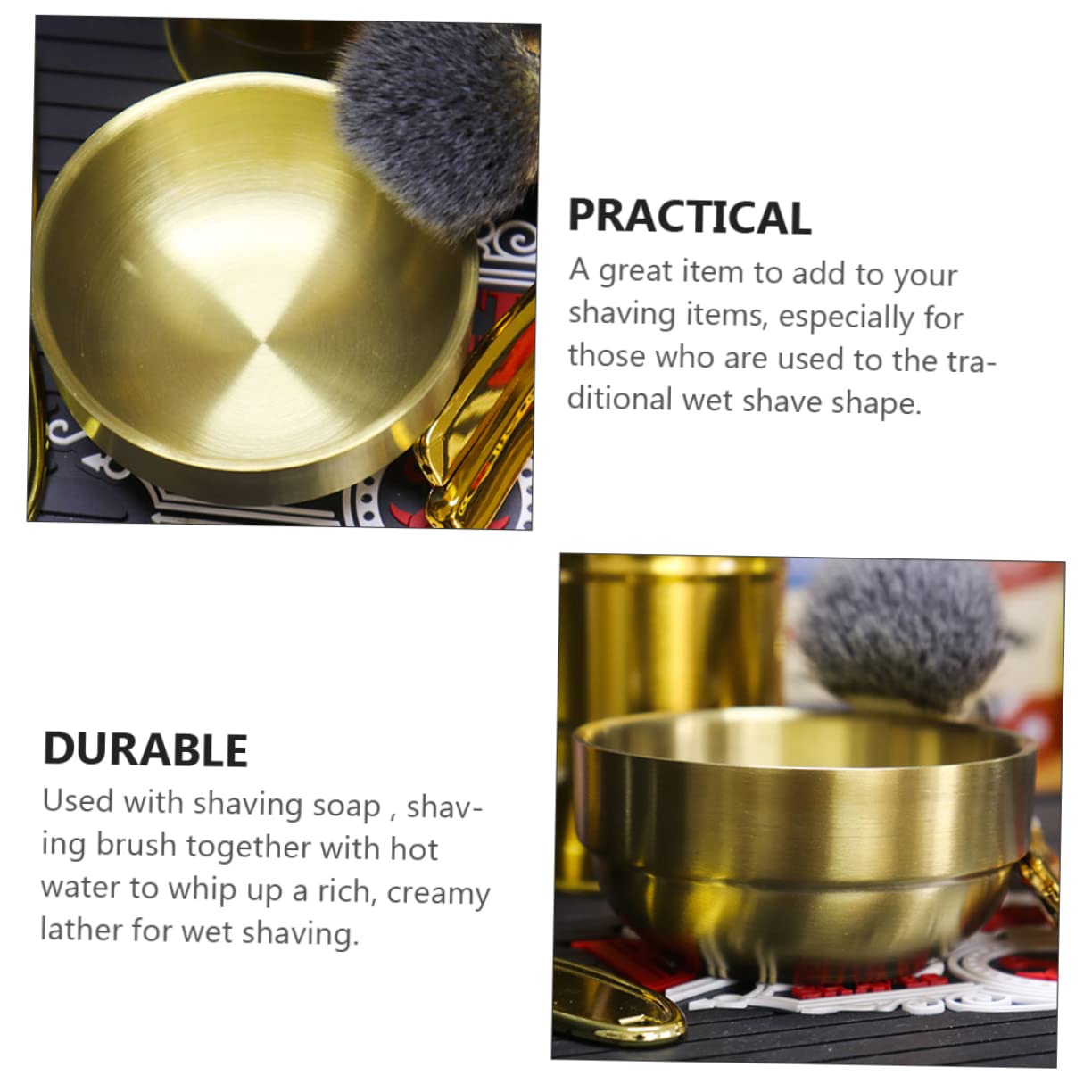 NOLITOY Beard Shaving Bowl Soap Cream Mug Face and Beard Wash Face Lather Maker