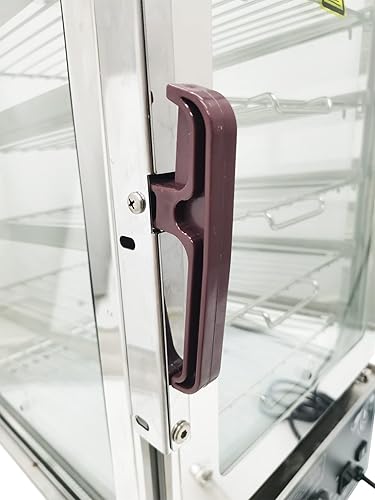 Miniatura 7 de TECHTONGDA Vaporizador de bollo comercial Pantalla eléctrica de alimentos 5 capas Calentador de alimentos calientes 86.0-230.0 F Control de