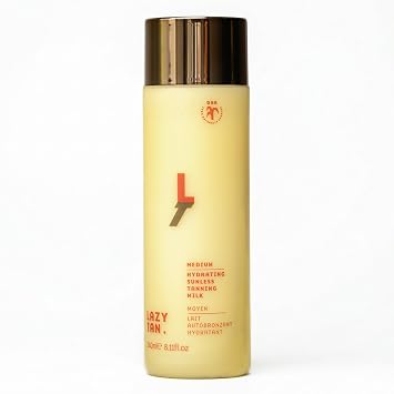 Medium Self Tanner Milk, Self Tanning Lotion for Women, Sunless Tanner for Face, Body & Legs with Vitamin E, Lightweight & Streak Free 240ml