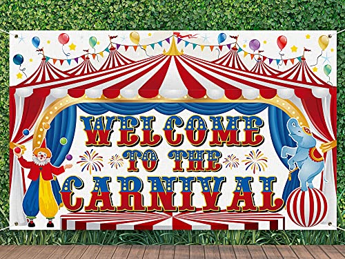 Fondo Carnaval Circo Remagr 71 x 43 pulgadas miniatura 1