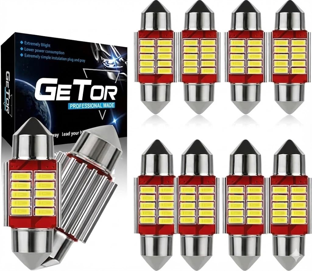 Amazon | GeTor T10 31mm LED ルームランプ 白 室内灯 車内灯 ナンバー