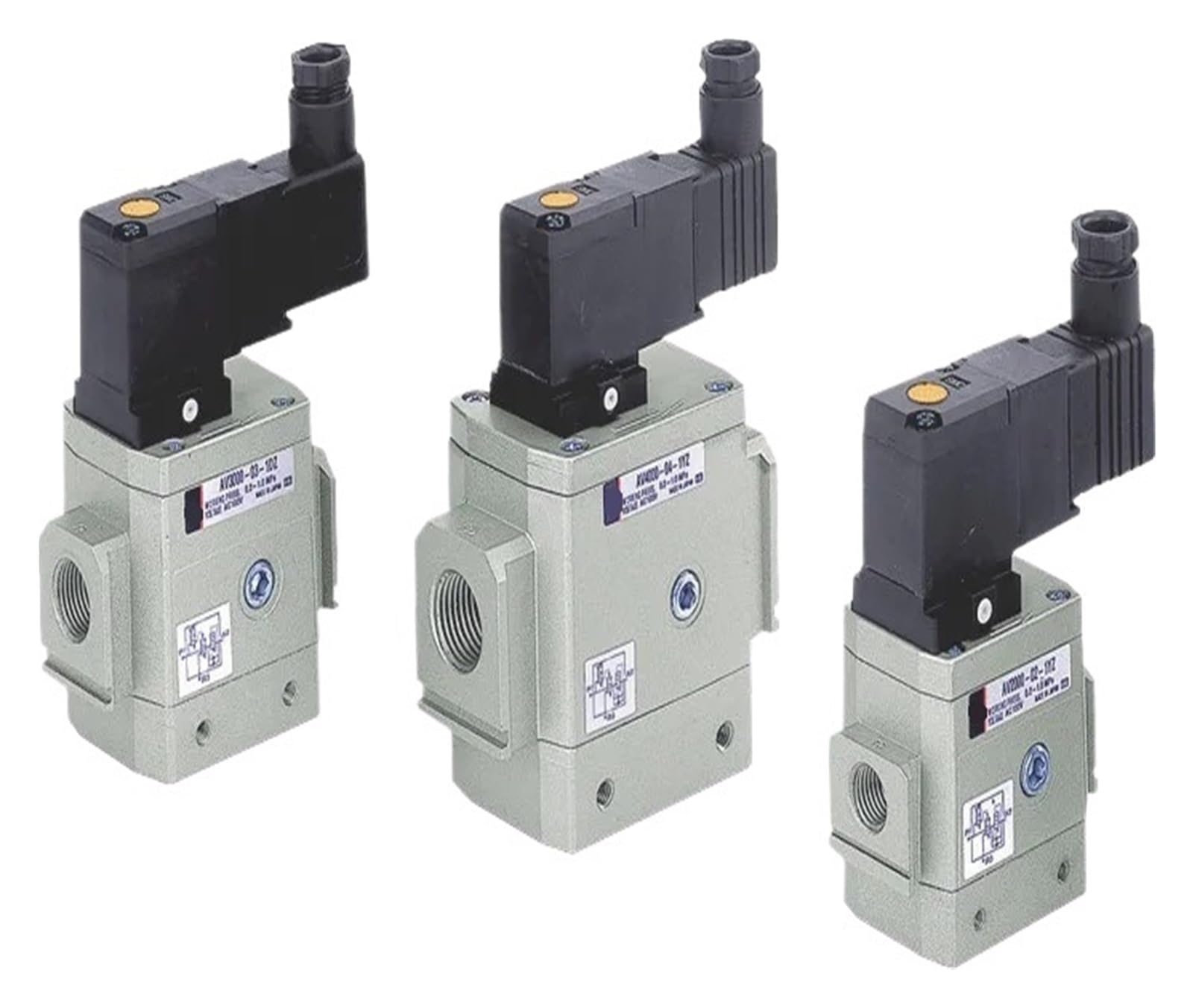 Électrovanne de démarrage progressif G3/8 AV3000-F03-5YC à commande électrique