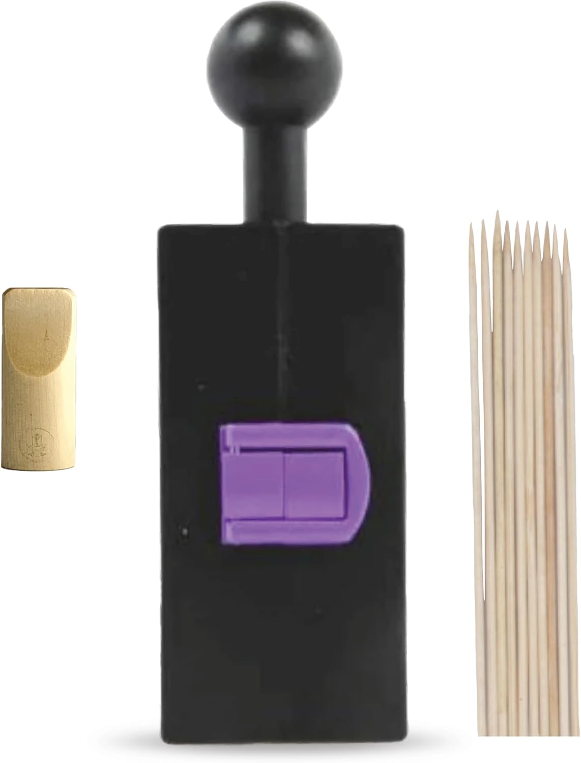 Purple Rose Supply Cannagar Mold – 3.5-7g Small Size Cannagar Roller with Skewers, Wooden Tip, Funnel – 3 Hours Burn Time Rolling Kit – Compact and Lightweight – Travel Friendly