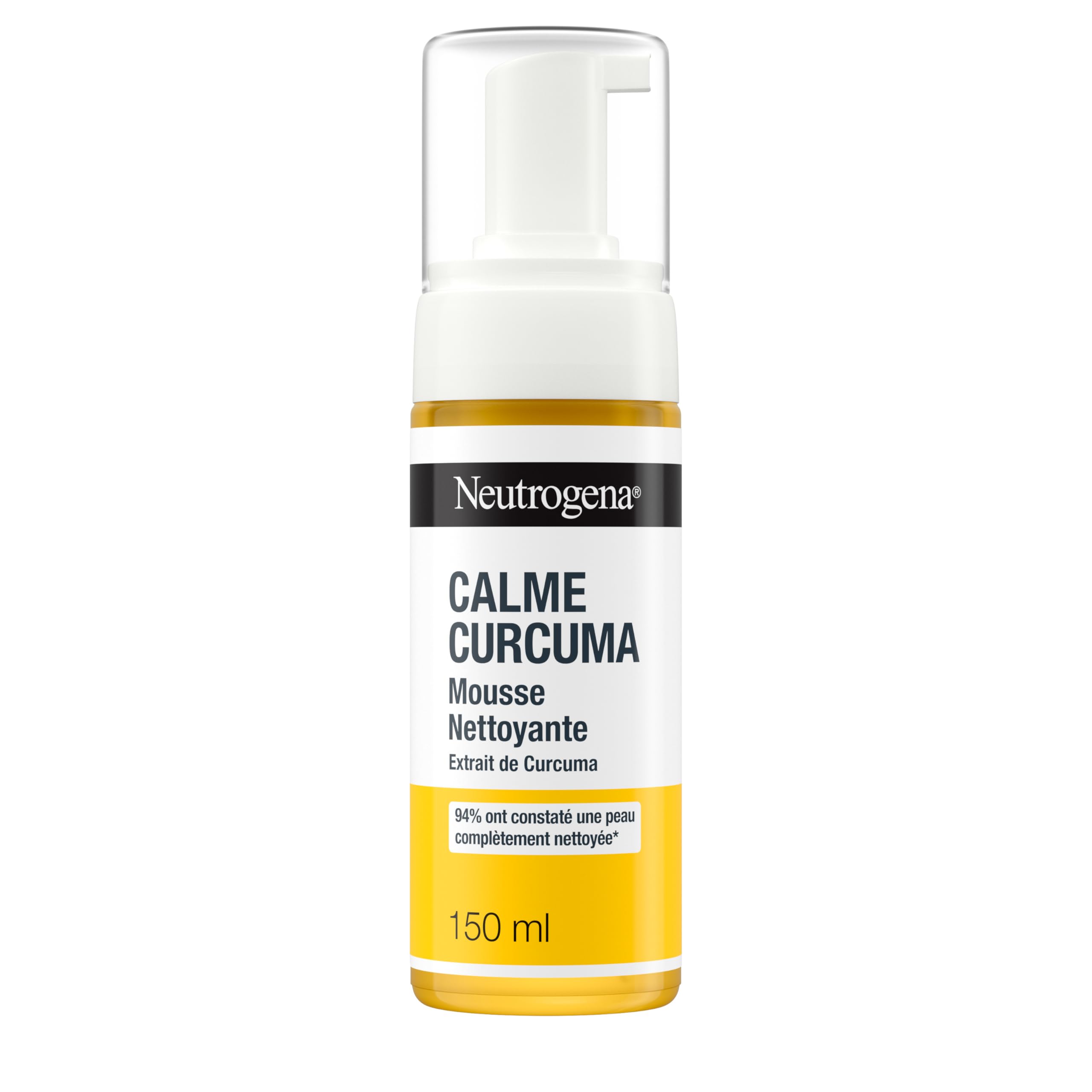 Neutrogena New | Calme Curcuma Reinigungsschaum (150 Ml Pumpflasche) – Gesichtsreiniger Mit Kurkuma-Extrakt – 94% Haben Eine Vollständig Gereinigte Haut Festgestellt*