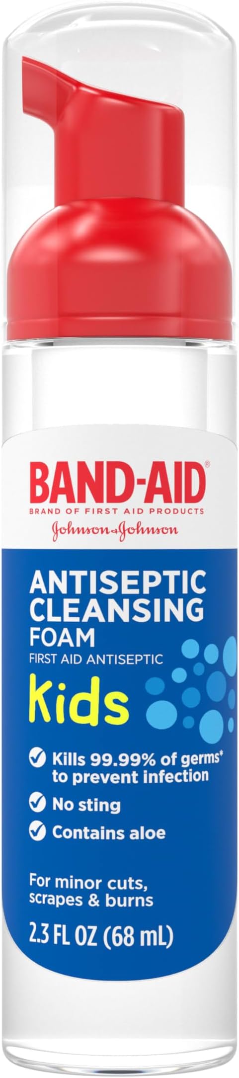 First Aid Cleansing Foam for Children, Antiseptic Cleansing Foam, 2.3 ml IPL Devices, Hair Removal Laser