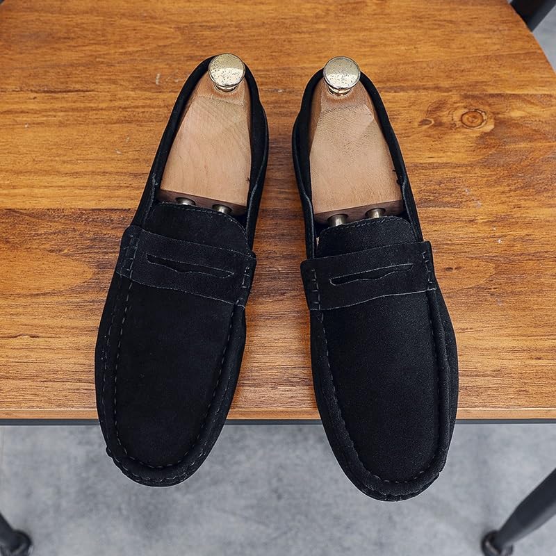 Men's Loafers Shoes PU Leather Penny Loafers Comfortable Anti-Slip Flat Heel Casual Slip On3
