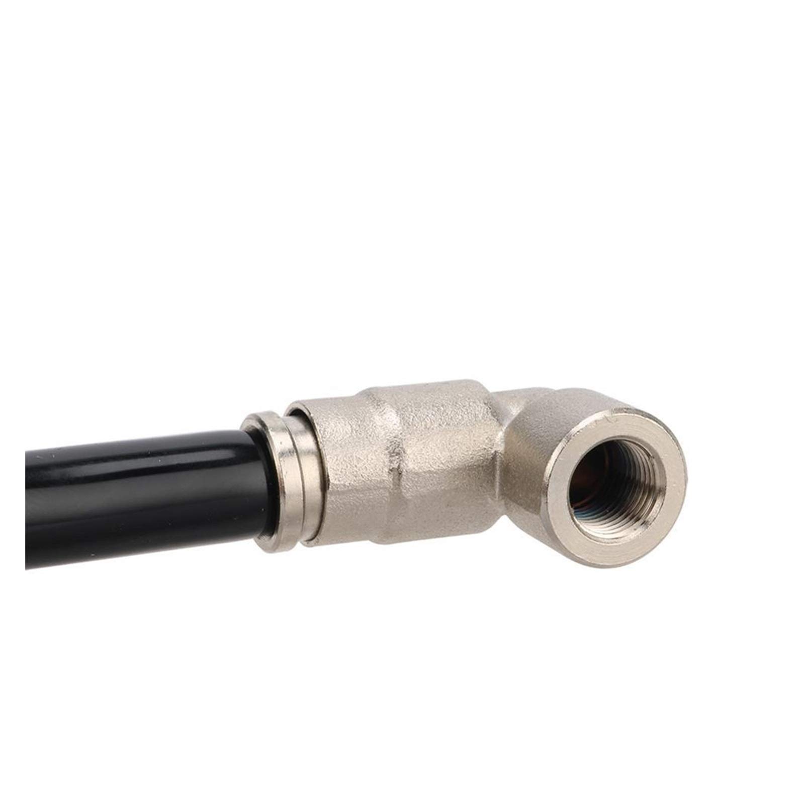 Raccordi per connettori per tubi flessibili 1/8 "Filo femminile a 3/8" Gomito in metallo congiunto congiunto congiunto congiunto congiunto congiunta 10 pezzi di 1/8 "ugello 9,52mm tubo giunto rapido