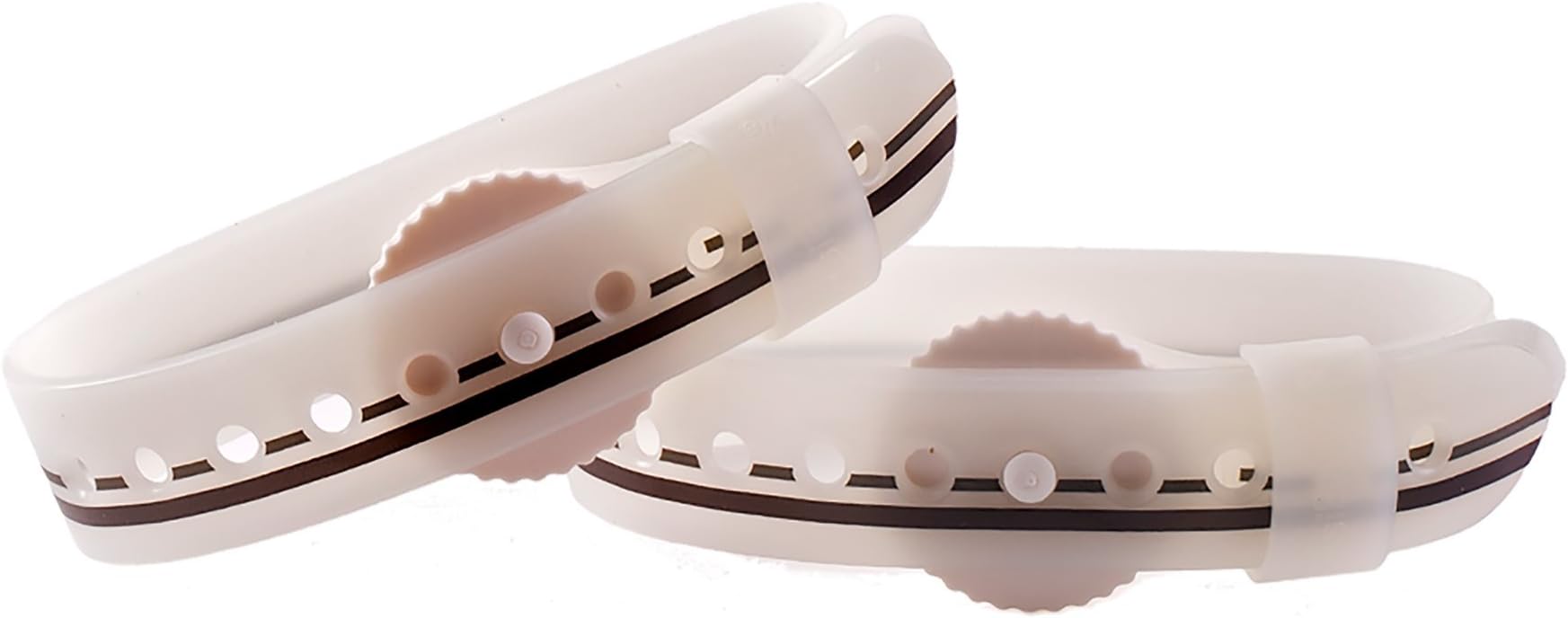 PSI Bands Anti Nausea Acupressure Wristbands For Motion, Morning or Travel Sickness For Kids & Adults - Crystl Clr