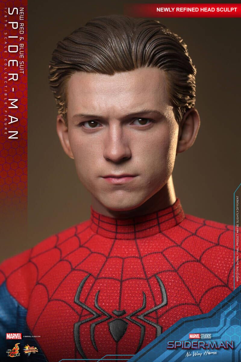 Amazon.co.jp: フィギア 1/6 スパイダーマン ニュー・レッド＆ブルー 