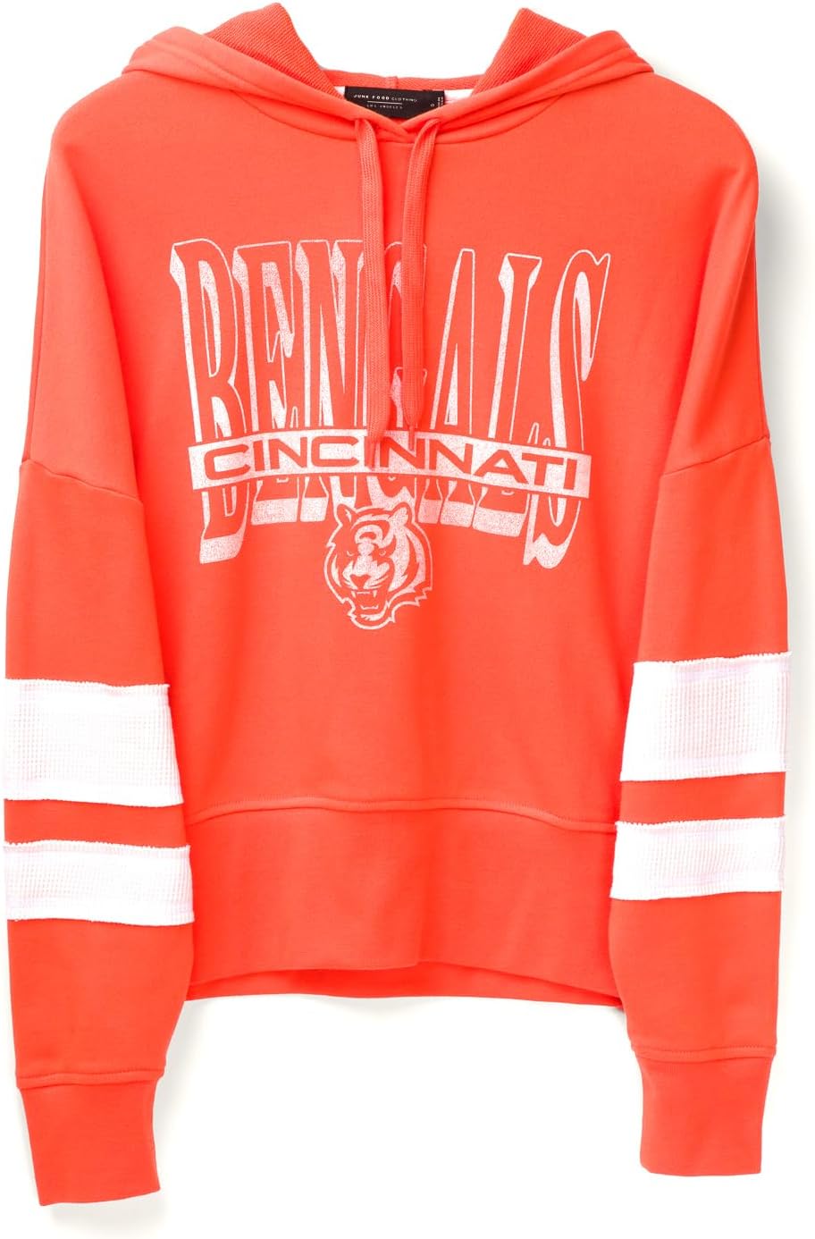 Junk Food Clothing Cincinnati Bengals Stripe Hoodie