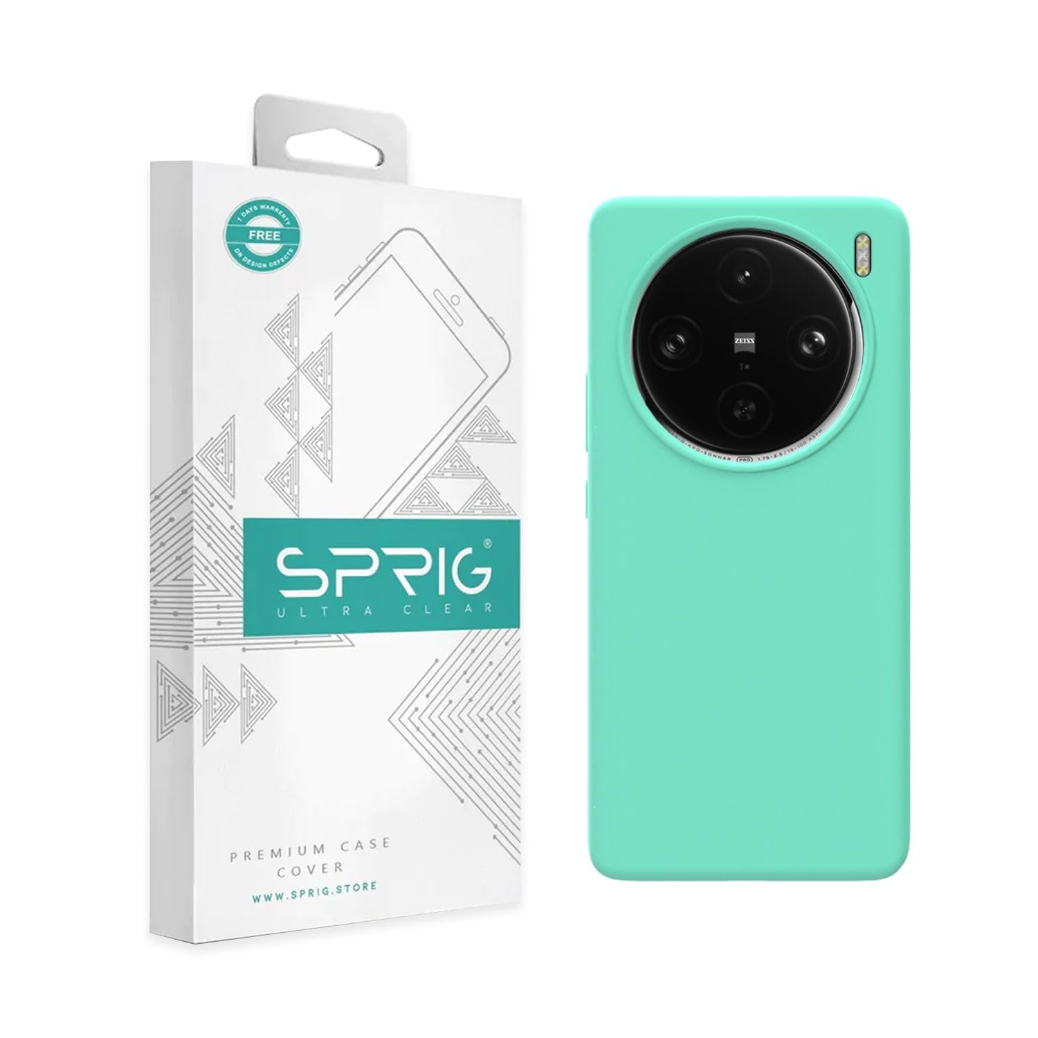SPRIG Compatible with VIVO X100 5G Phone Liquid Silicone Premium Back Cover Drop Tested Shock Proof Case for Boys and Girls with Camera Protection (Turquoise Blue) (B0CYCQFPPB) Amazon Price History, Amazon Price Tracker