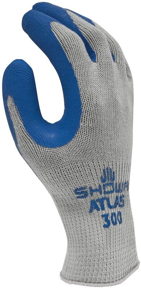 6 Pack Atlas Glove 300 Atlas Fit Super Grip Gloves - Medium
