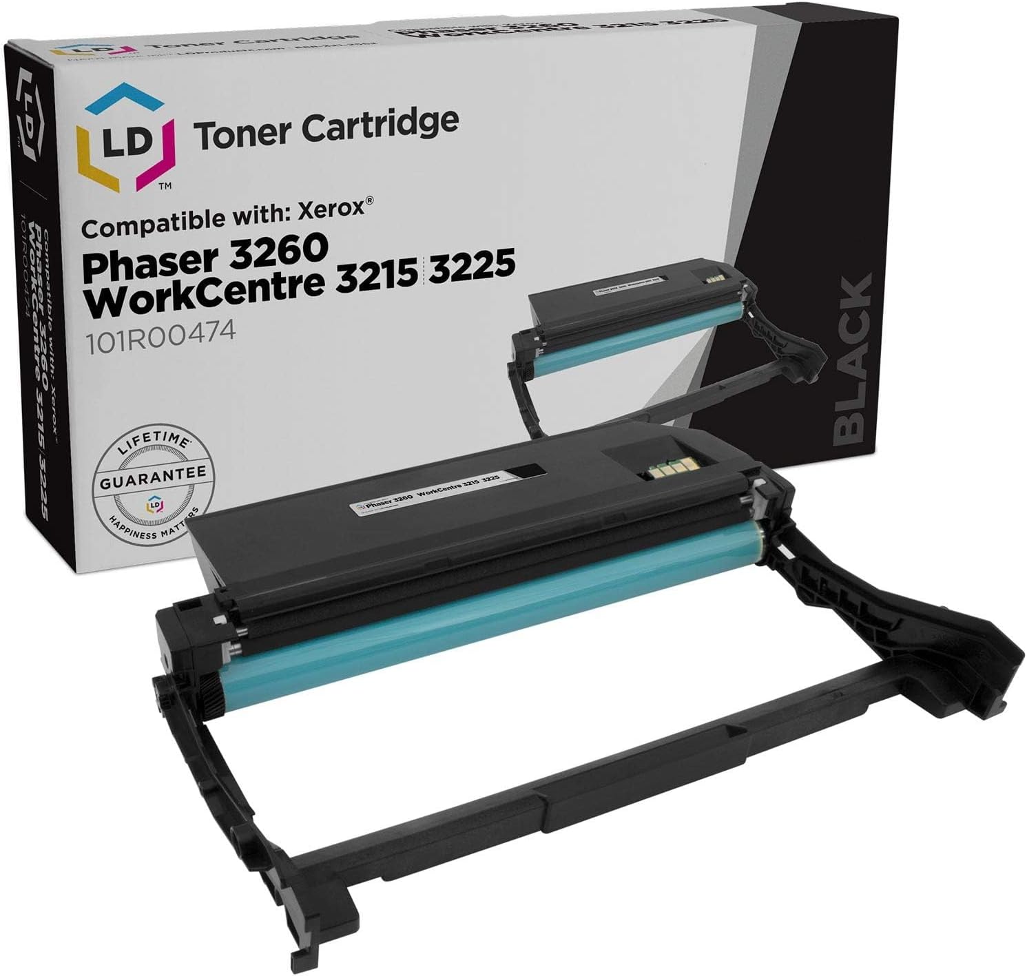 LD Compatible Drum Unit Replacement for Xerox Phaser 3260 & WorkCentre 3200 Series 101R00474 Compatible with Xerox Phaser 3260 3260 /DNI 3260/DI WorkCentre 3215 3215/NI 3225/