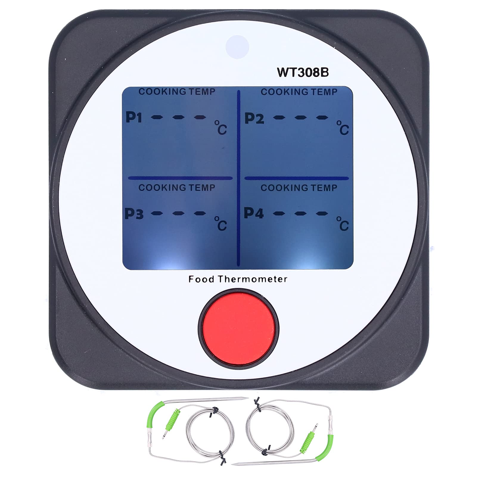 Termometro per Barbecue Bluetooth Tester di Temperatura per Fast Food con Retroilluminazione LCD di Alta qualità per Cucinare Picnic All'aperto -40~300 ℃