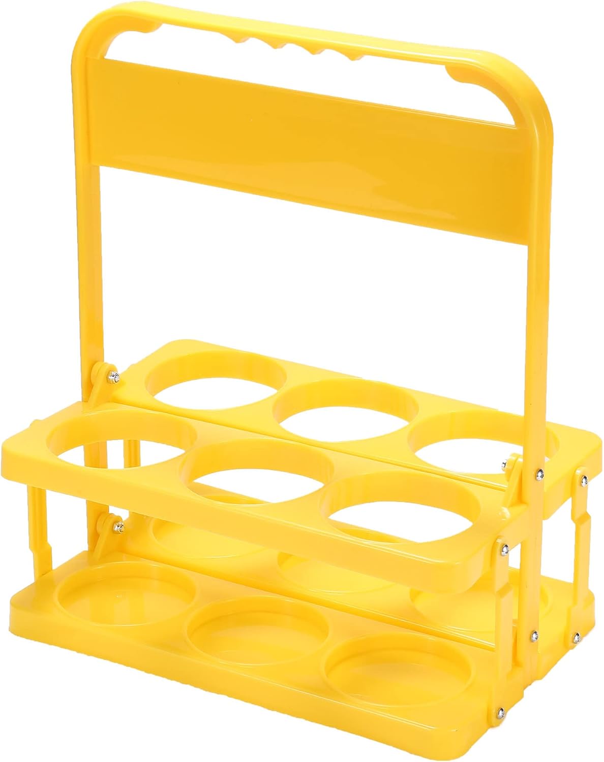 Foldable Cup Holder with Handle, Plastic Drink Delivery