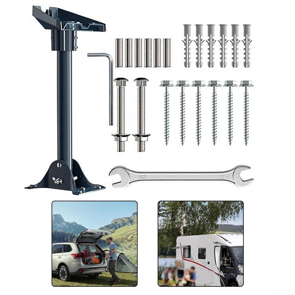 Supporto 40cm per starlink per Gen 3 Angolo Regolabile Supporto | Acciaio spesso 1.5 pollici, resistenza per vento forte, anti-neve pioggia, durata esterna, supporto sicuro