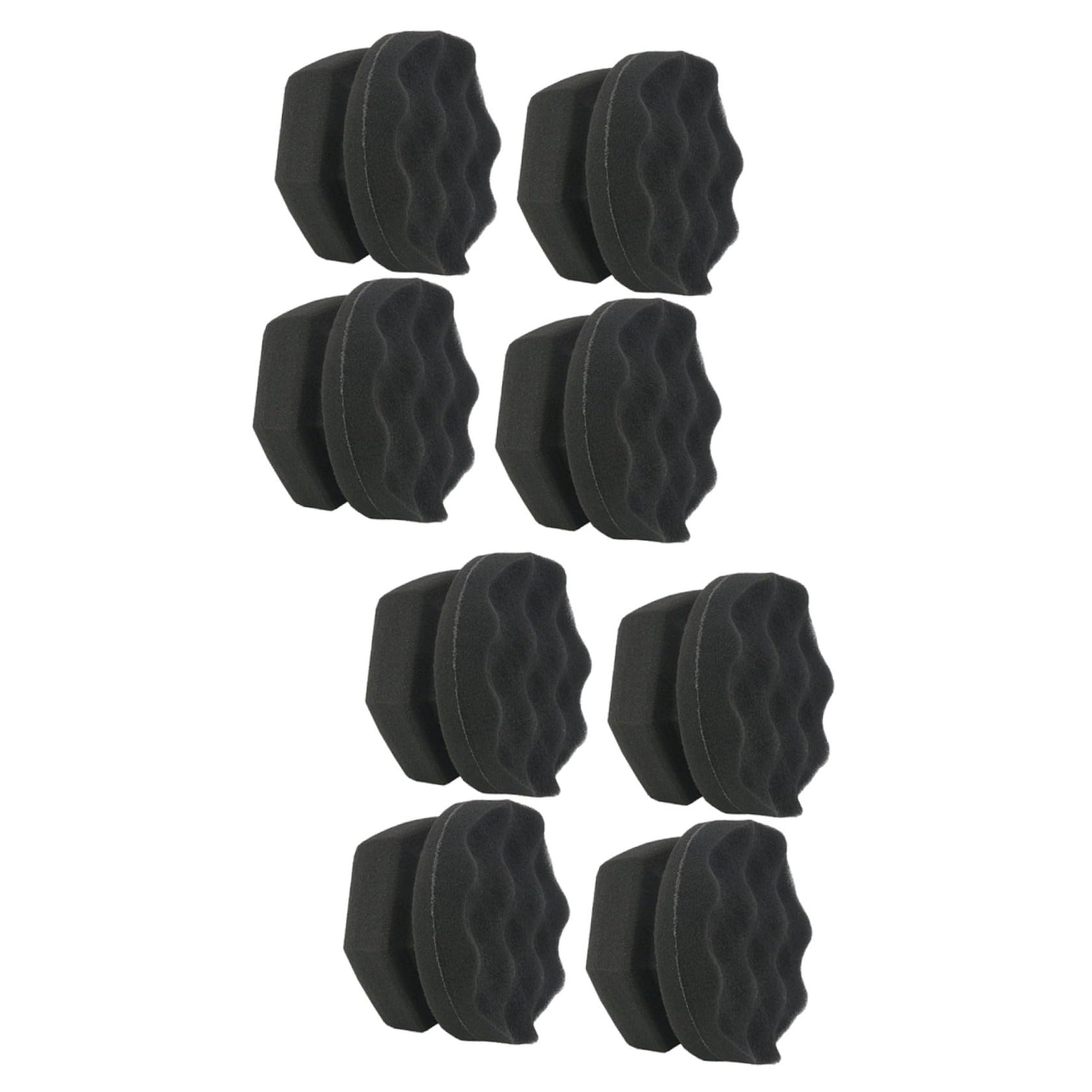 Gatuida 8pezzi Spugne Per Lucidatura e Cera Auto Da Design Facile Da Impugnare Per Lucidare Pneumatici e Interni Auto Alta Densità Riutilizzabili e Assorbenti
