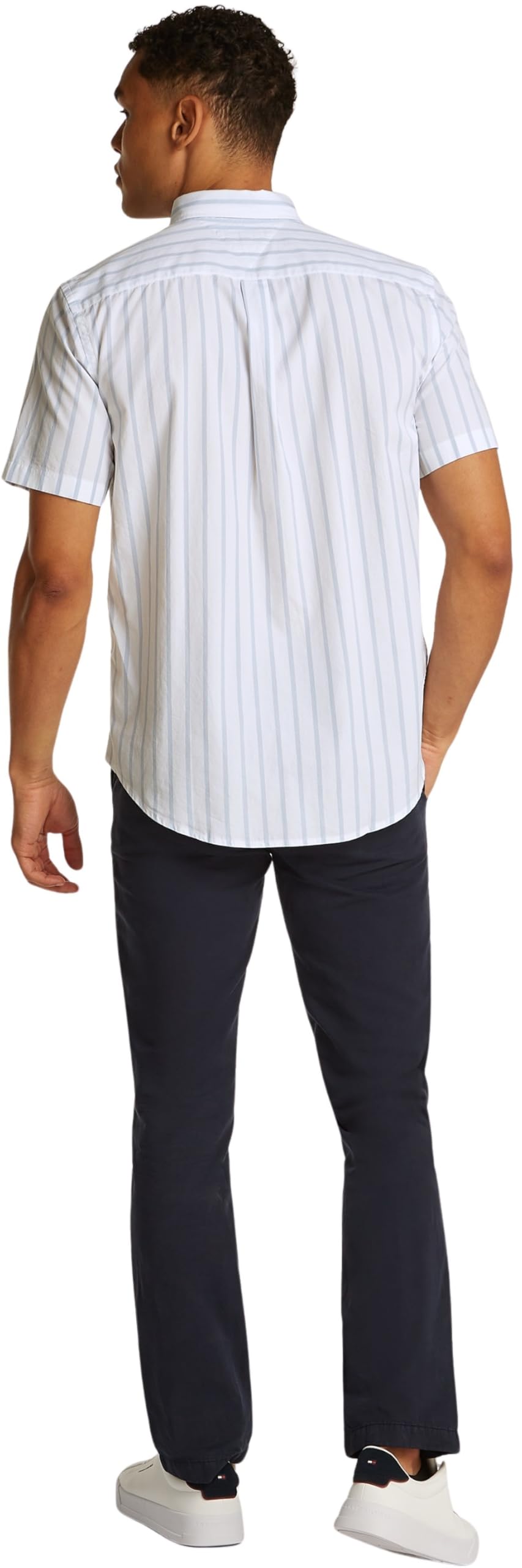 Tommy Hilfiger Herren Hemd Flex Poplin Kurzarm