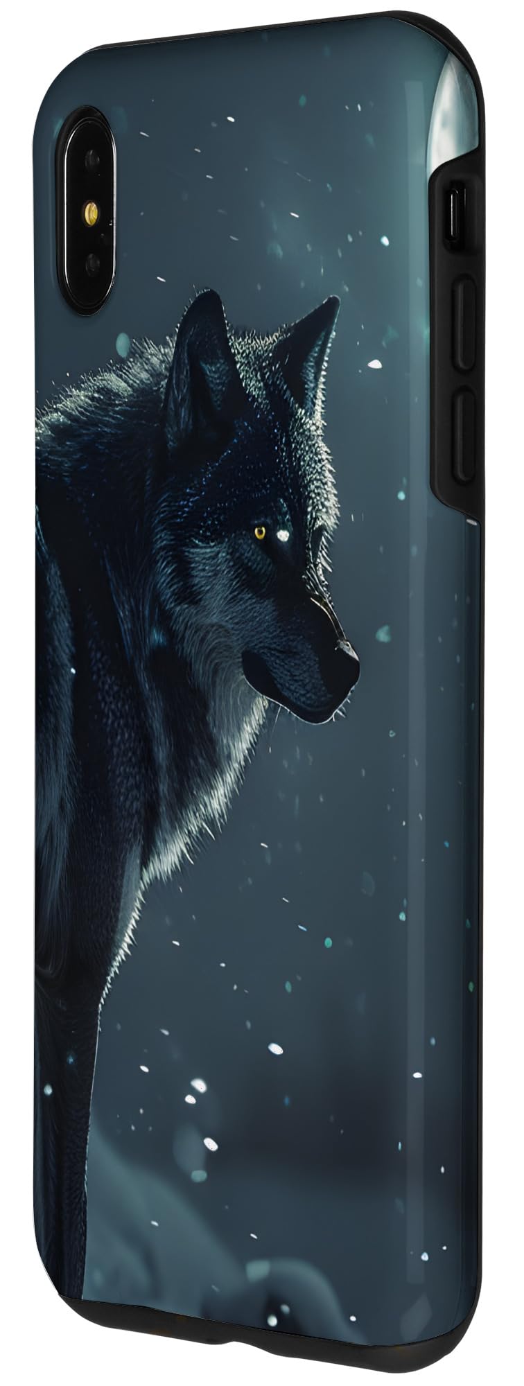 iPhone XS Max Wolf In A Cold Snowstorm Case - Image 2